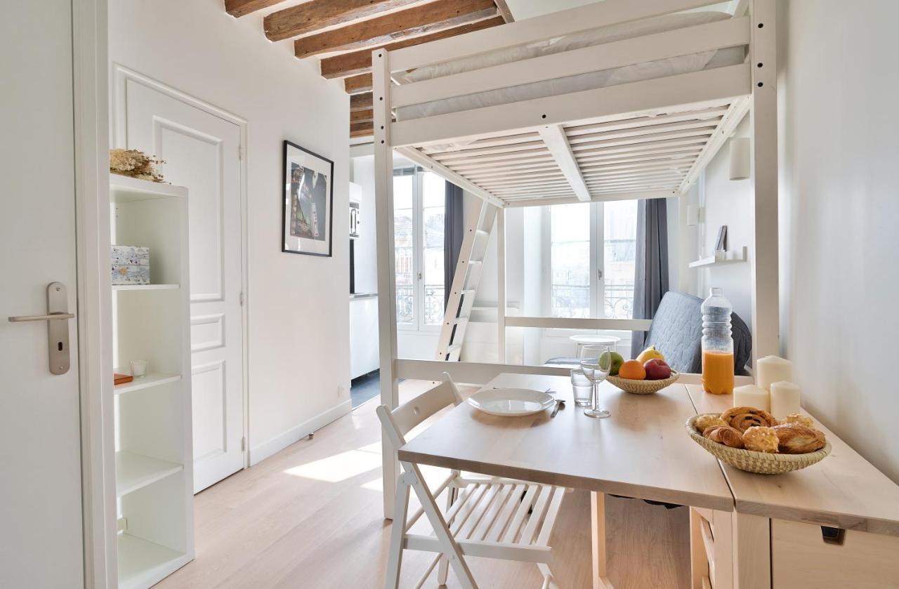 Stylish Mezzanine Studio In The Heart Of Paris 3F Екстериор снимка