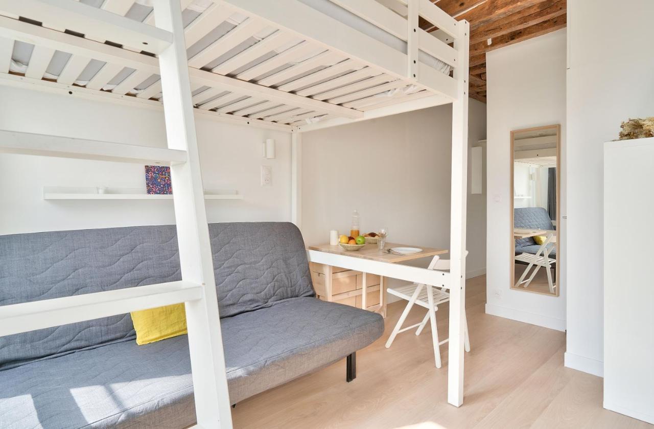 Stylish Mezzanine Studio In The Heart Of Paris 3F Екстериор снимка