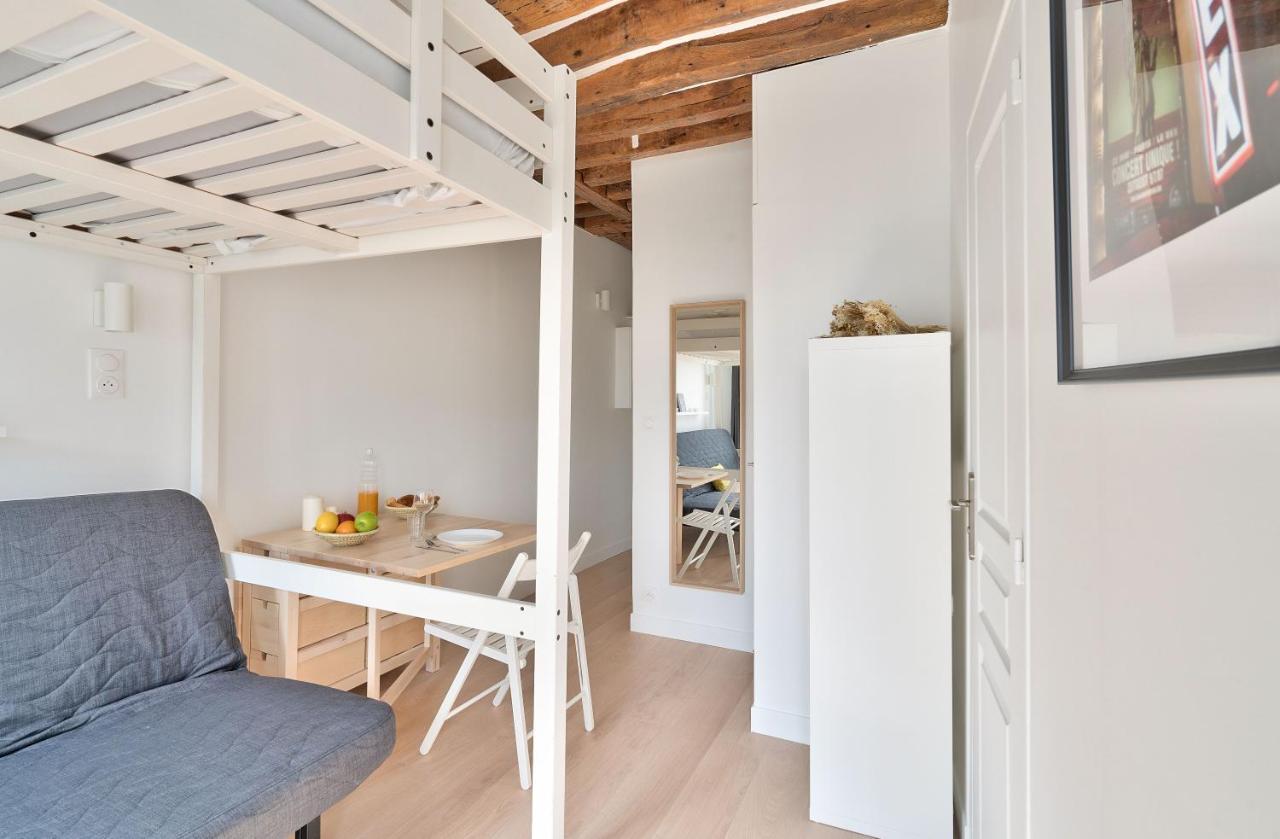Stylish Mezzanine Studio In The Heart Of Paris 3F Екстериор снимка